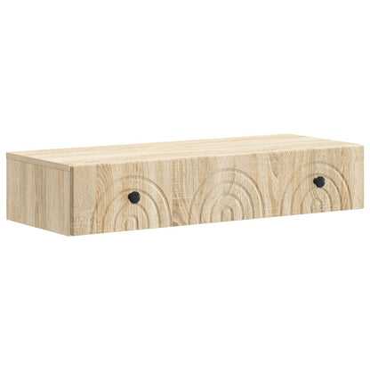 Wandmontage Zijtafel Sonoma Eiken 87,5 x 34,5 x 17 cm