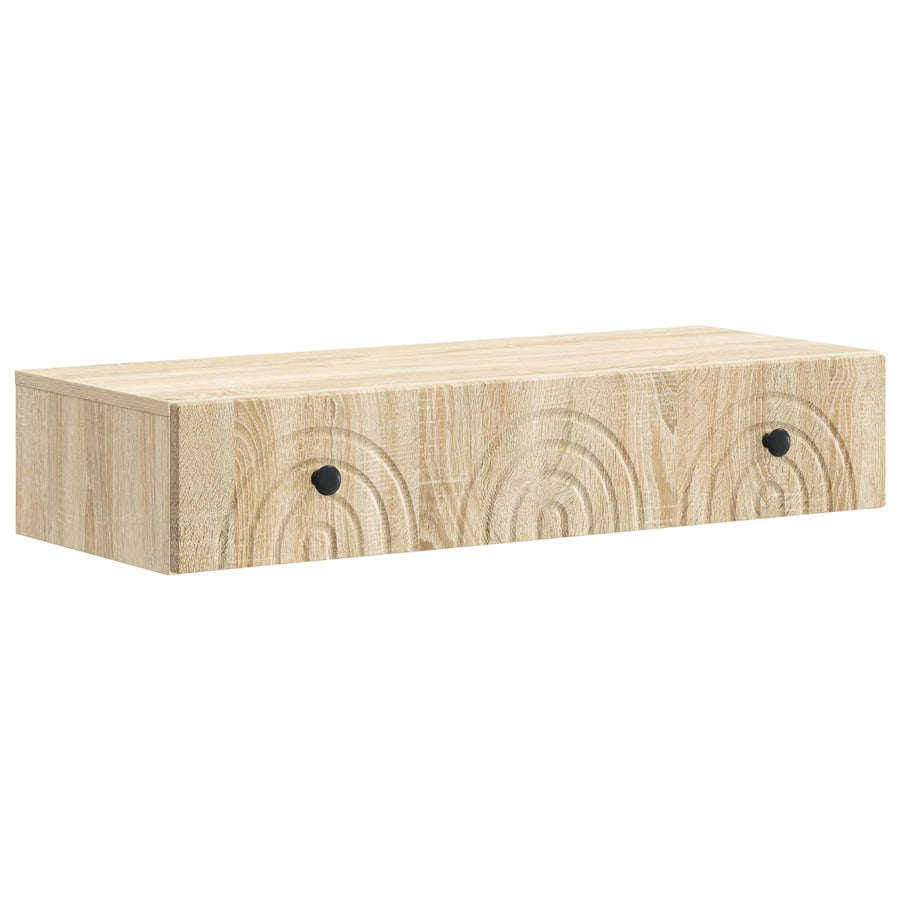 Wandmontage Zijtafel Sonoma Eiken 87,5 x 34,5 x 17 cm