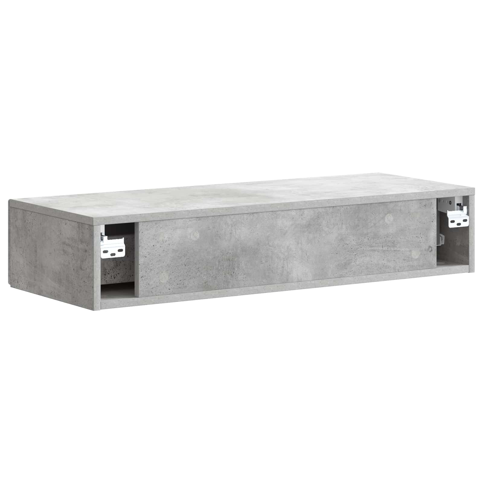 Wandmontage Zijtafel Betongrijs 87,5 x 34,5 x 17 cm