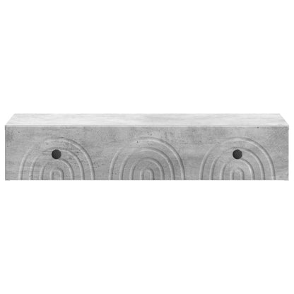 Wandmontage Zijtafel Betongrijs 87,5 x 34,5 x 17 cm