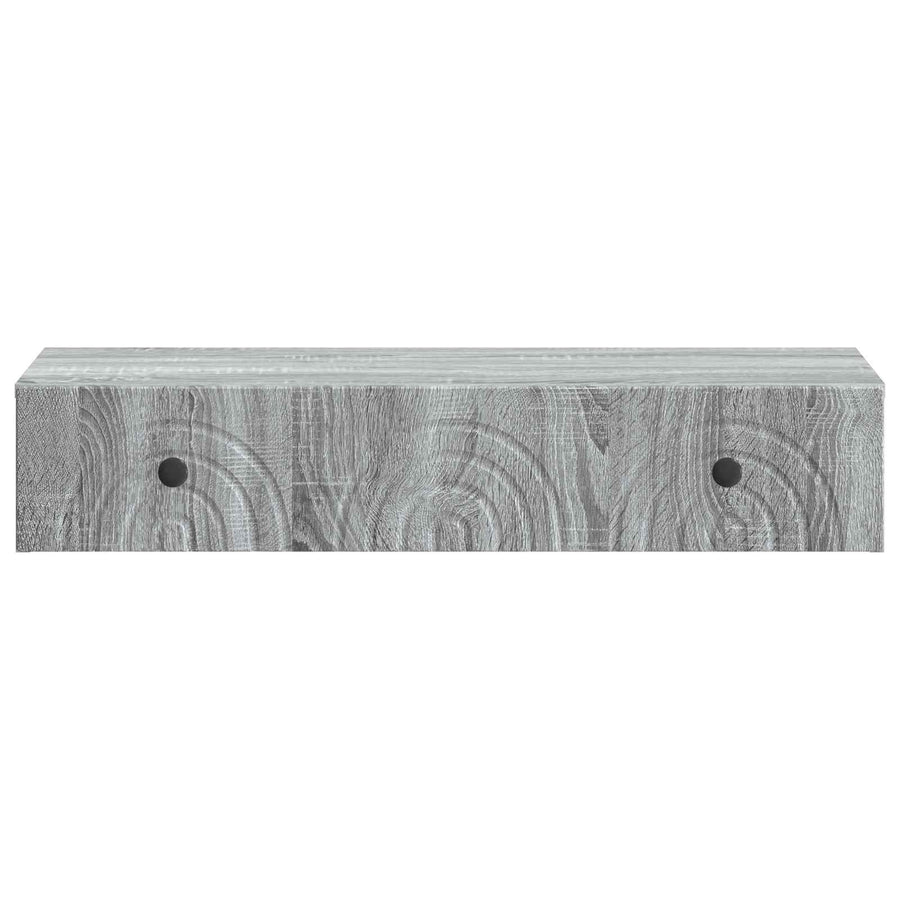 Wandmontage Zijtafel Grijs sonoma 87,5 x 34,5 x 17 cm