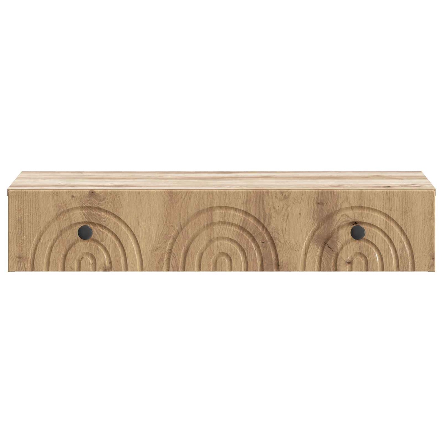 Wandmontage Zijtafel Artisanaal eiken 87,5 x 34,5 x 17 cm