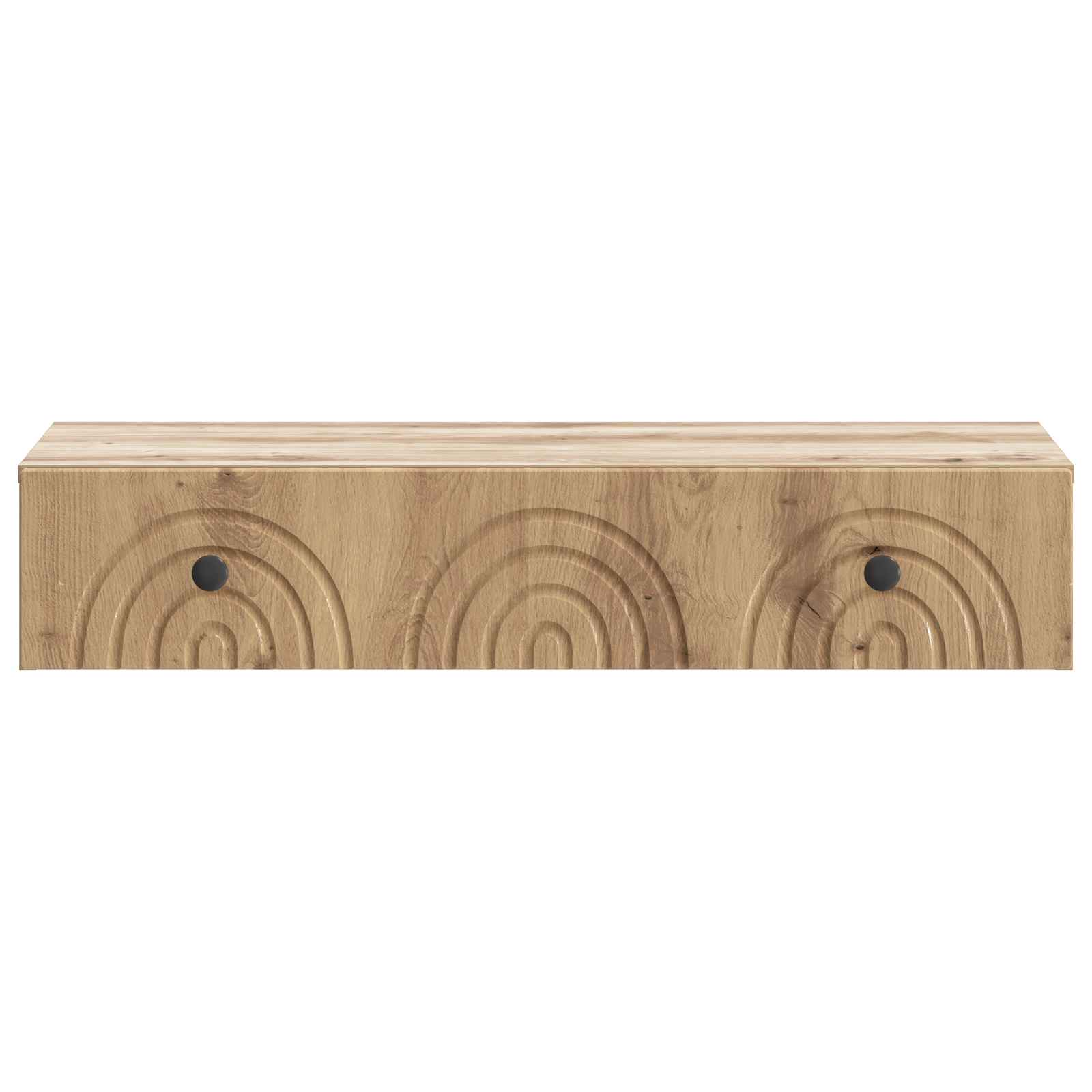 Wandmontage Zijtafel Artisanaal eiken 87,5 x 34,5 x 17 cm