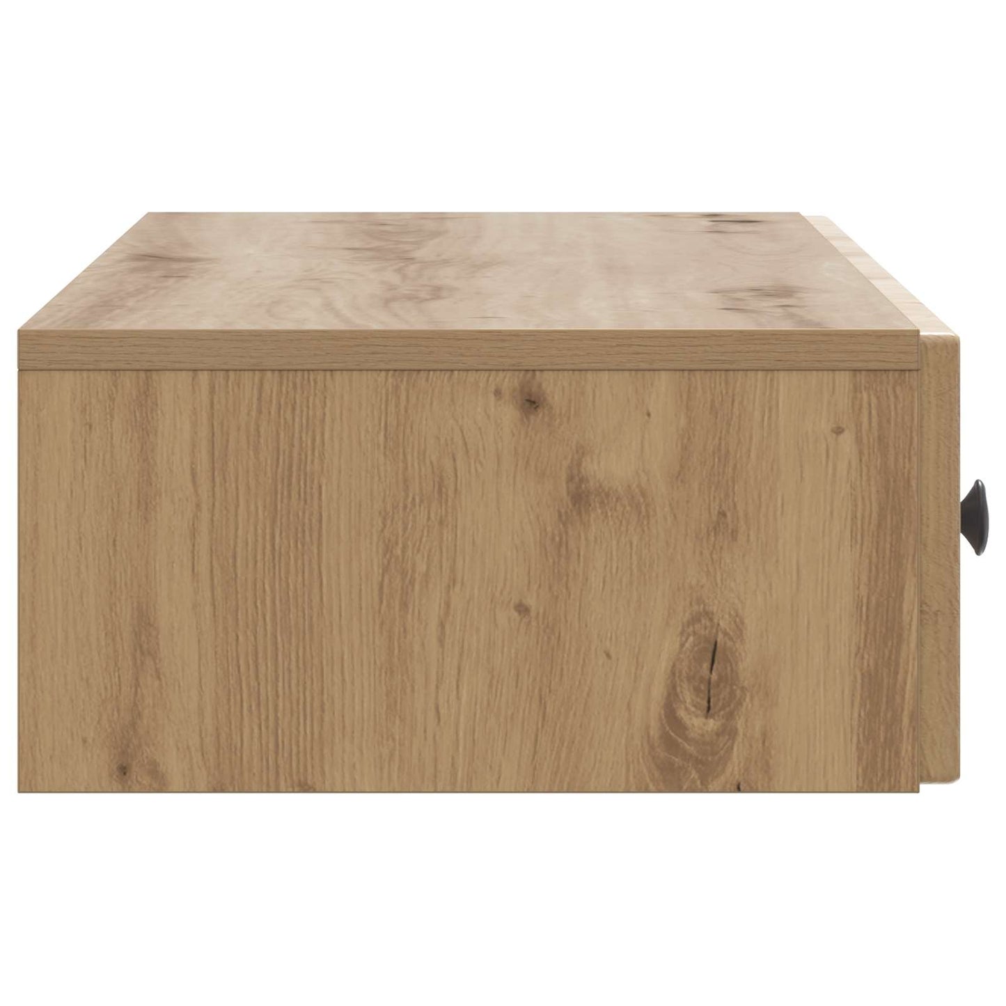 Wandmontage Zijtafel Artisanaal eiken 87,5 x 34,5 x 17 cm