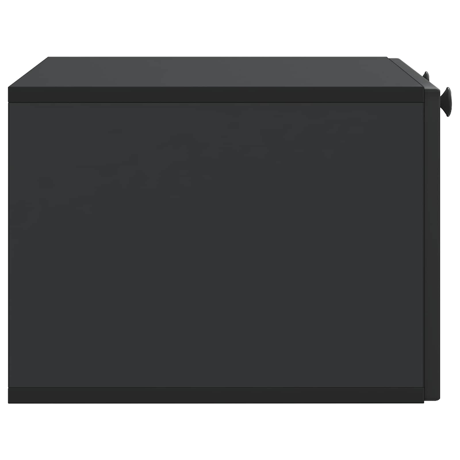 Wandbeugel TV-kast Zwart 59,5 x 41 x 30 cm Bewerkt hout