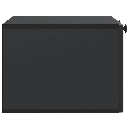 Wandbeugel TV-kast Zwart 59,5 x 41 x 30 cm Bewerkt hout