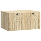 Wandkast TV 59,5x41x30 cm bewerkt hout Sonoma eiken