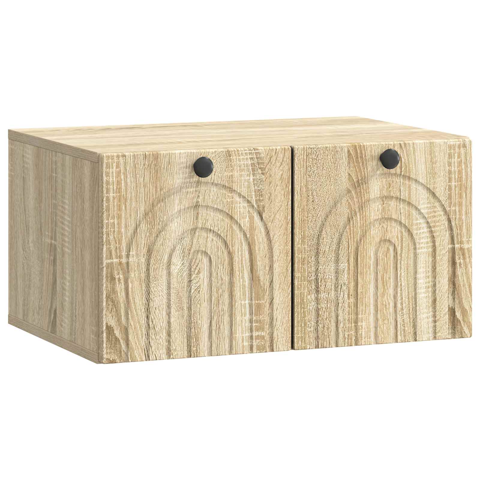 Wandbeugel TV-kast Sonoma Eiken 59,5 x 41 x 30 cm Bewerkt hout