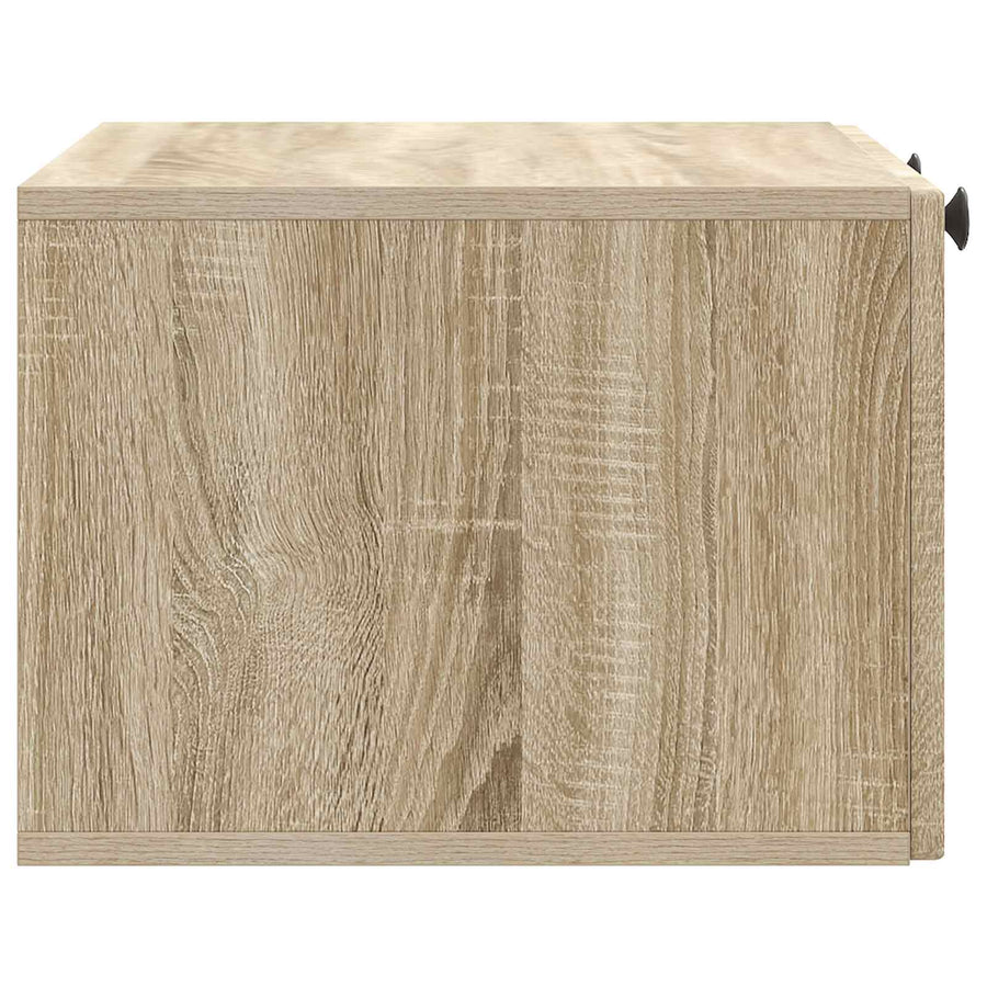 Wandbeugel TV-kast Sonoma Eiken 59,5 x 41 x 30 cm Bewerkt hout
