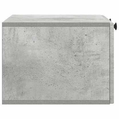 Wandbeugel TV-kast Betongrijs 59,5 x 41 x 30 cm Bewerkt hout