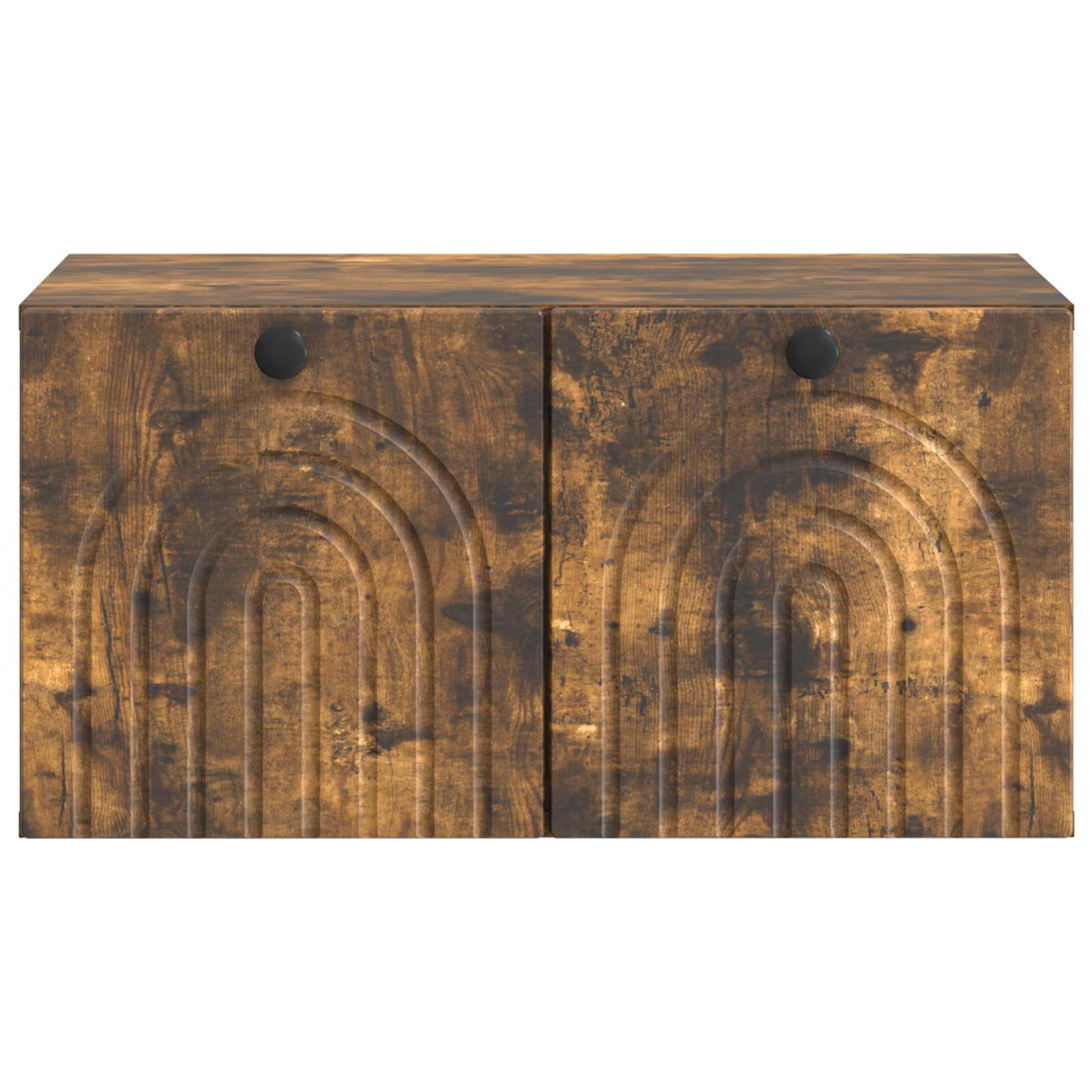 Wandbeugel TV-kast Gerookt eiken 59,5 x 41 x 30 cm Bewerkt hout