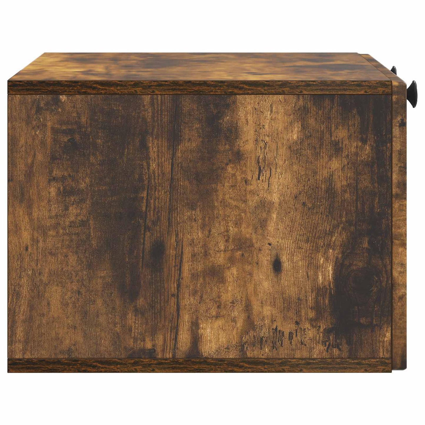 Wandbeugel TV-kast Gerookt eiken 59,5 x 41 x 30 cm Bewerkt hout