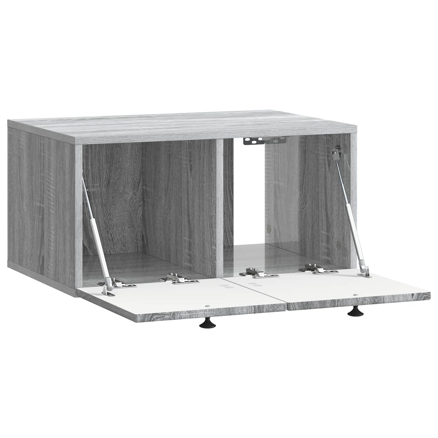 Wandbeugel TV-kast Grijs sonoma 59,5 x 41 x 30 cm Bewerkt hout