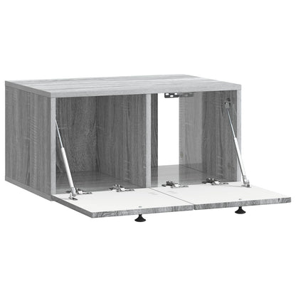 Wandbeugel TV-kast Grijs sonoma 59,5 x 41 x 30 cm Bewerkt hout