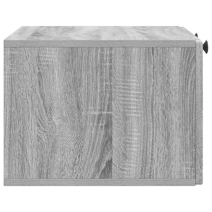Wandbeugel TV-kast Grijs sonoma 59,5 x 41 x 30 cm Bewerkt hout