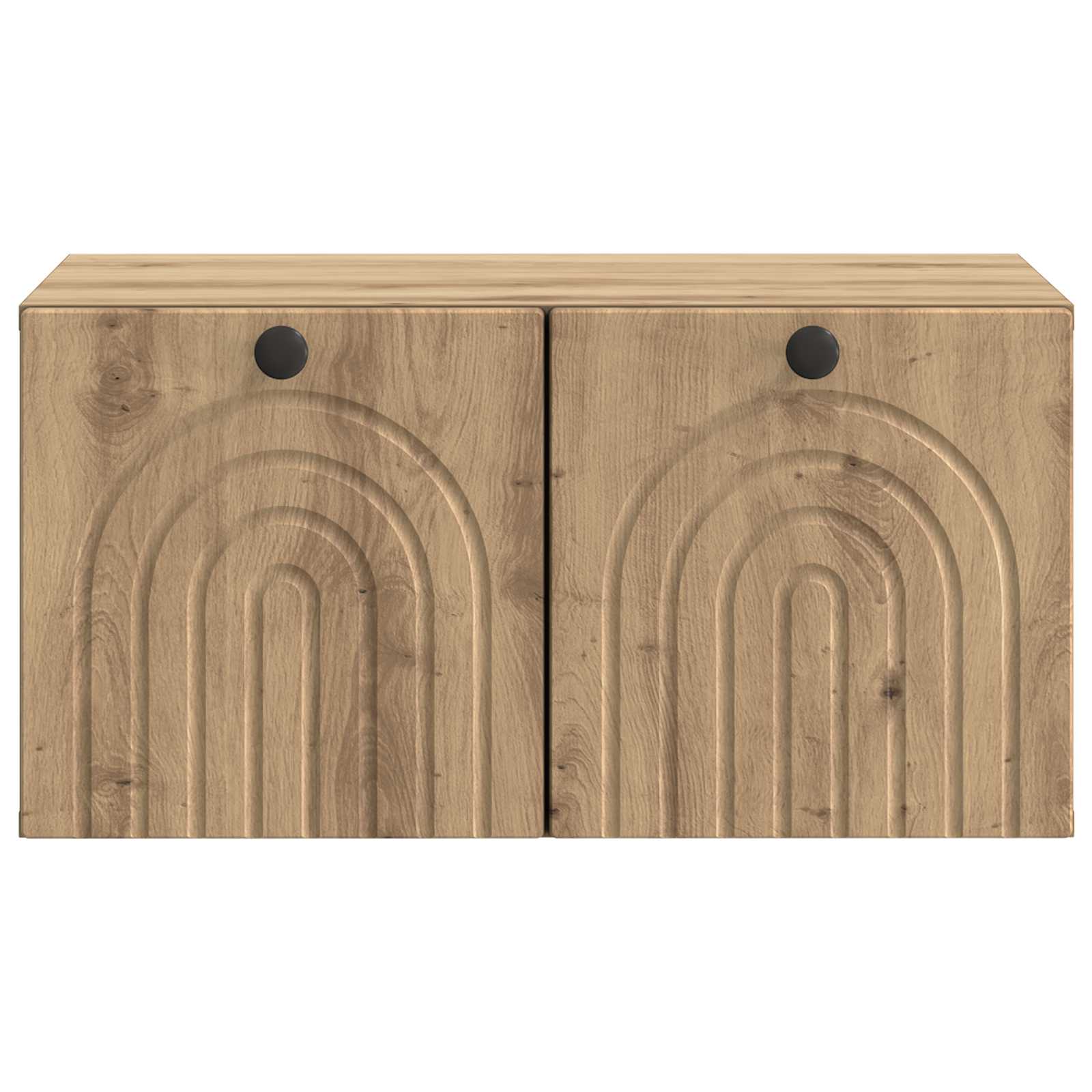Wandbeugel TV-kast Artisanaal eiken 59,5 x 41 x 30 cm