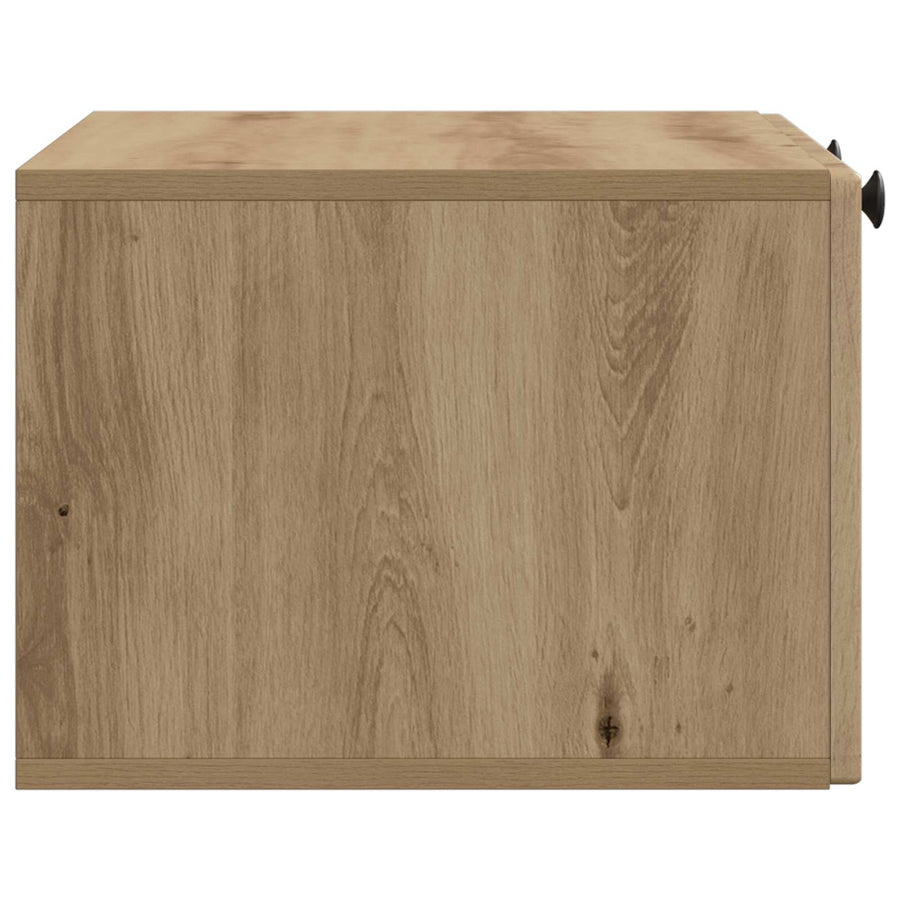 Wandbeugel TV-kast Artisanaal eiken 59,5 x 41 x 30 cm