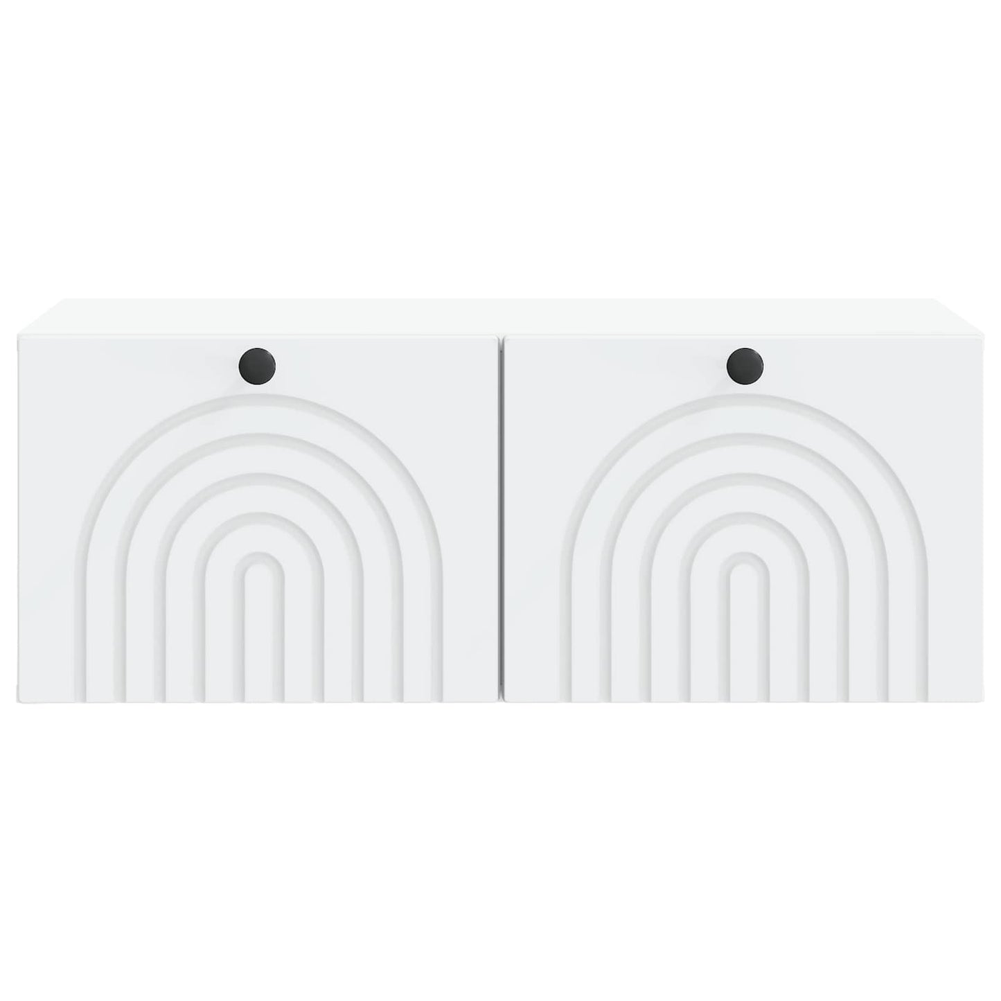 Wandbeugel TV-kast Wit 78,5 x 41 x 30 cm Bewerkt hout