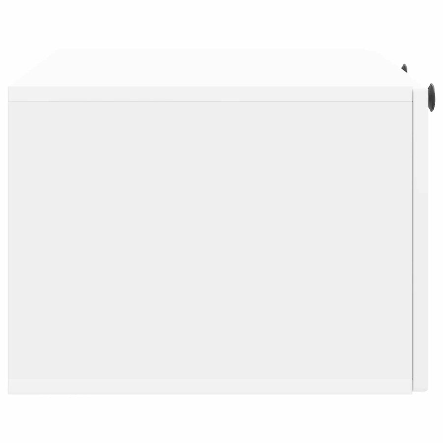 Wandbeugel TV-kast Wit 78,5 x 41 x 30 cm Bewerkt hout