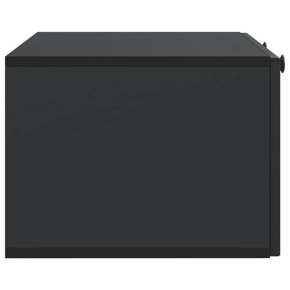 Wandbeugel TV-kast Zwart 78,5 x 41 x 30 cm Bewerkt hout