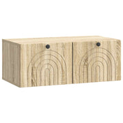 Wandkast TV 78,5x41x30 cm bewerkt hout sonoma eiken