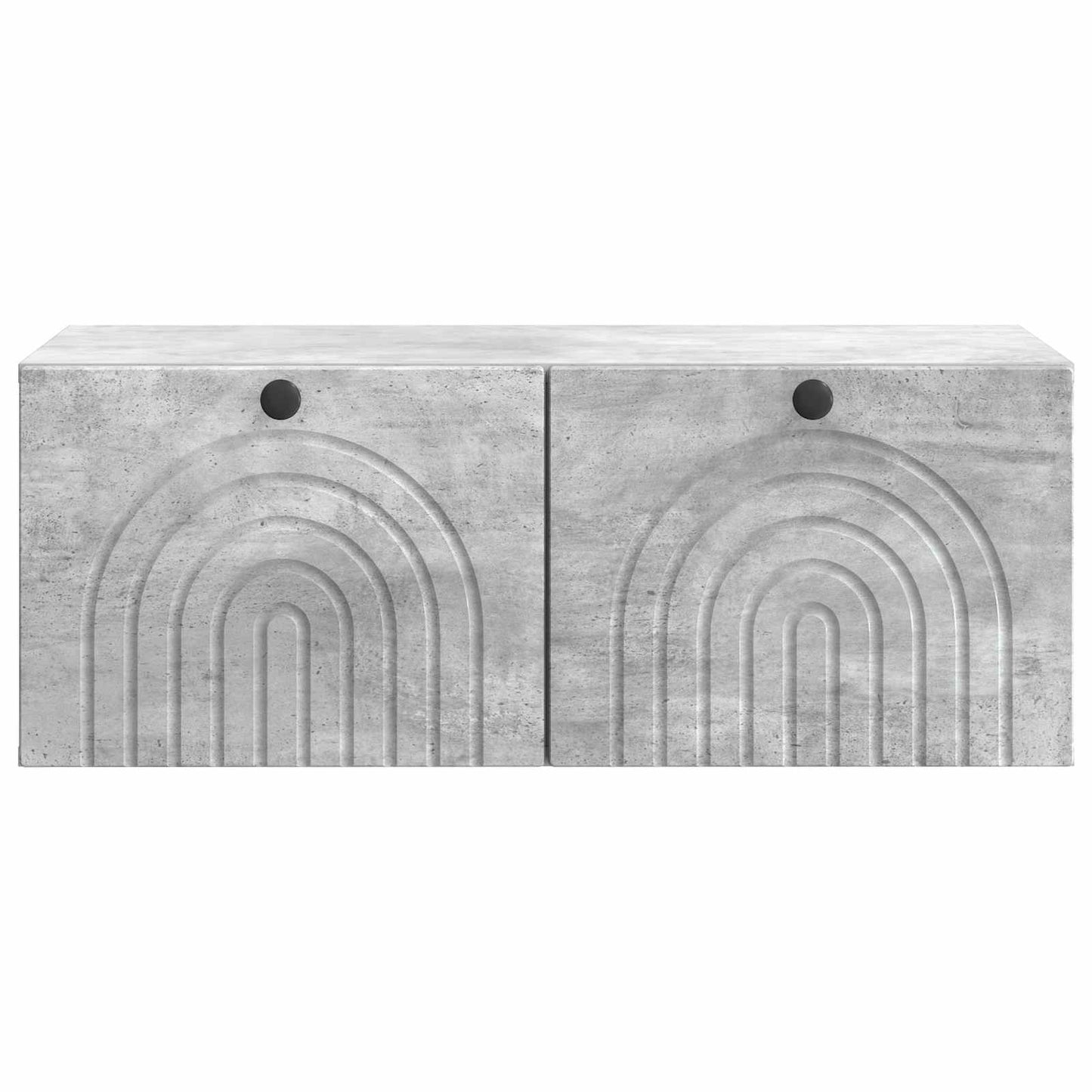 Wandbeugel TV-kast Betongrijs 78,5 x 41 x 30 cm Bewerkt hout