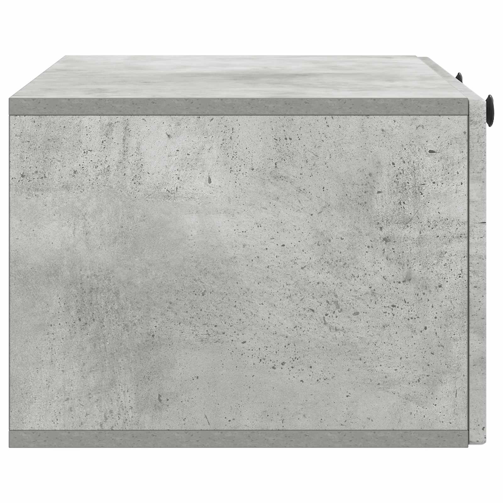 Wandbeugel TV-kast Betongrijs 78,5 x 41 x 30 cm Bewerkt hout