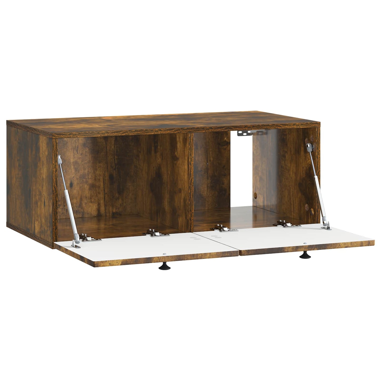 Wandbeugel TV-kast Gerookt eiken 78,5 x 41 x 30 cm Bewerkt hout