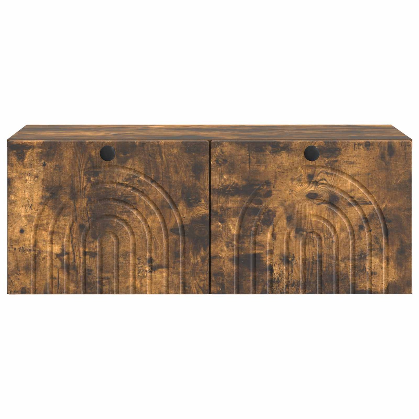 Wandbeugel TV-kast Gerookt eiken 78,5 x 41 x 30 cm Bewerkt hout