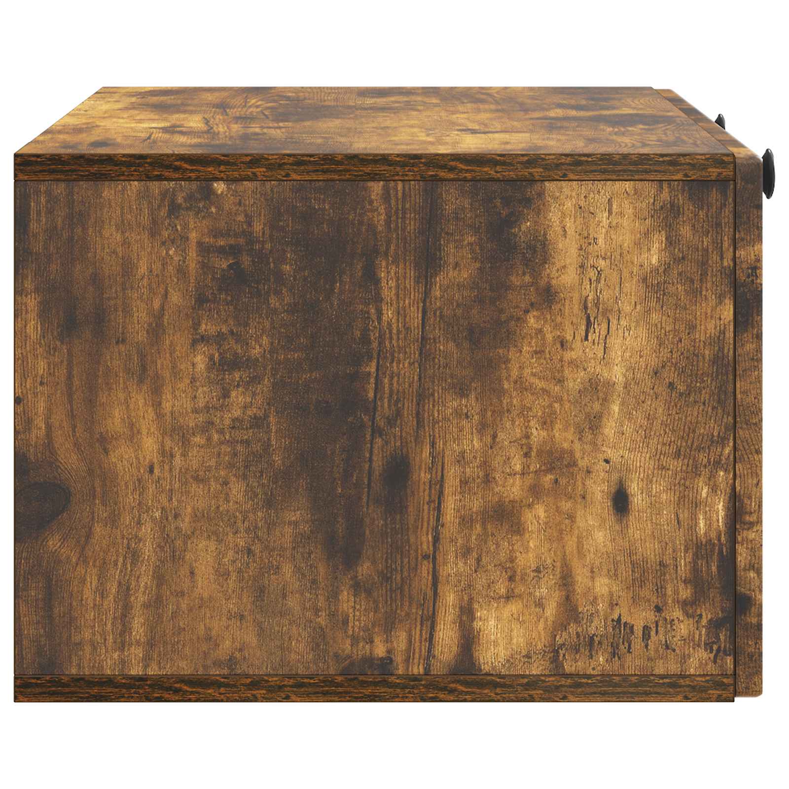 Wandbeugel TV-kast Gerookt eiken 78,5 x 41 x 30 cm Bewerkt hout