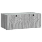 Wandkast tv 78,5x41x30 cm grijs sonoma bewerkt hout