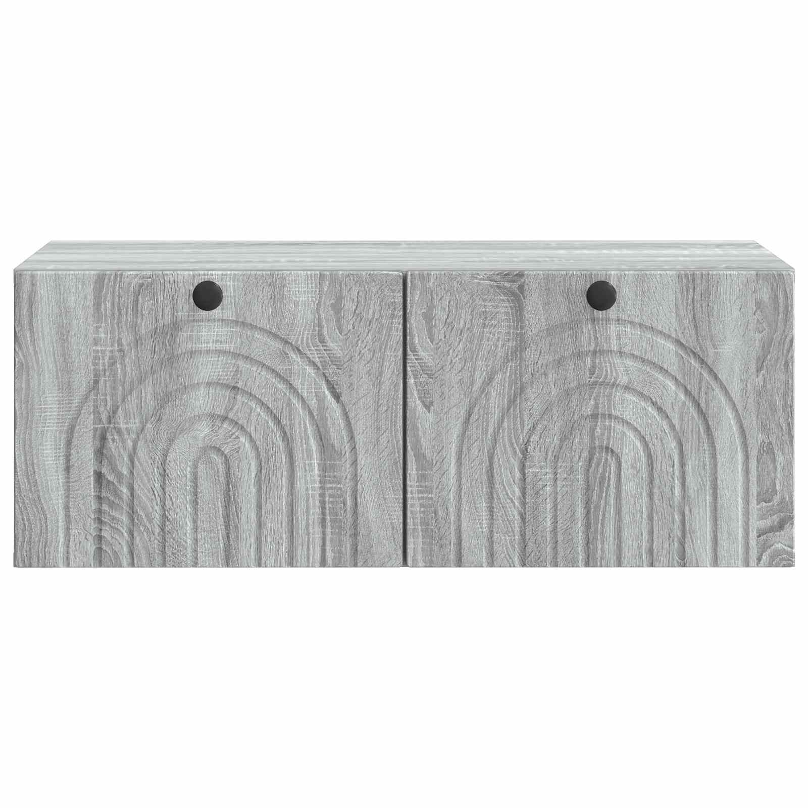 Wandbeugel TV-kast Grijs sonoma 78,5 x 41 x 30 cm Bewerkt hout