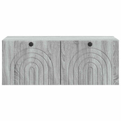 Wandbeugel TV-kast Grijs sonoma 78,5 x 41 x 30 cm Bewerkt hout