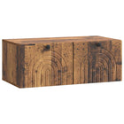 Wandkast tv 78,5x41x30 cm oud hout bewerkt hout