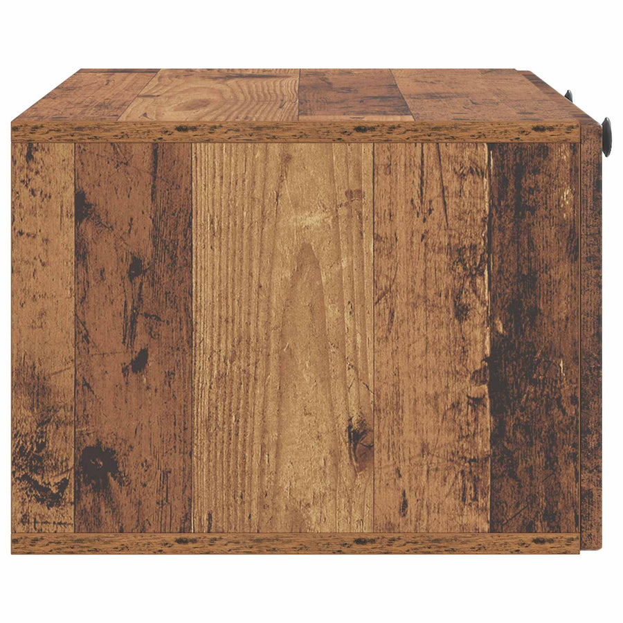 Wandbeugel TV-kast Oud hout 78,5 x 41 x 30 cm Bewerkt hout