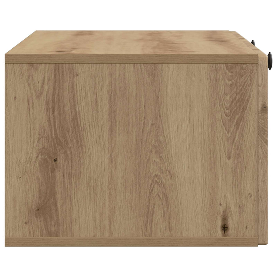 Wandbeugel TV-kast Artisanaal eiken 78,5 x 41 x 30 cm