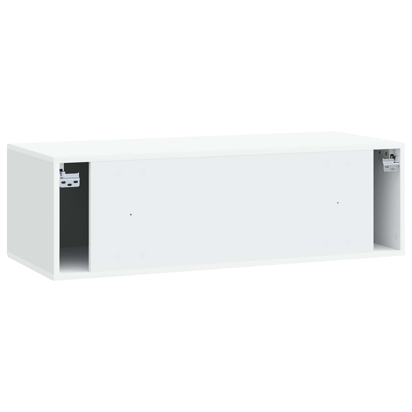 Wandbeugel TV-kast Wit 99 x 41 x 30 cm Bewerkt hout