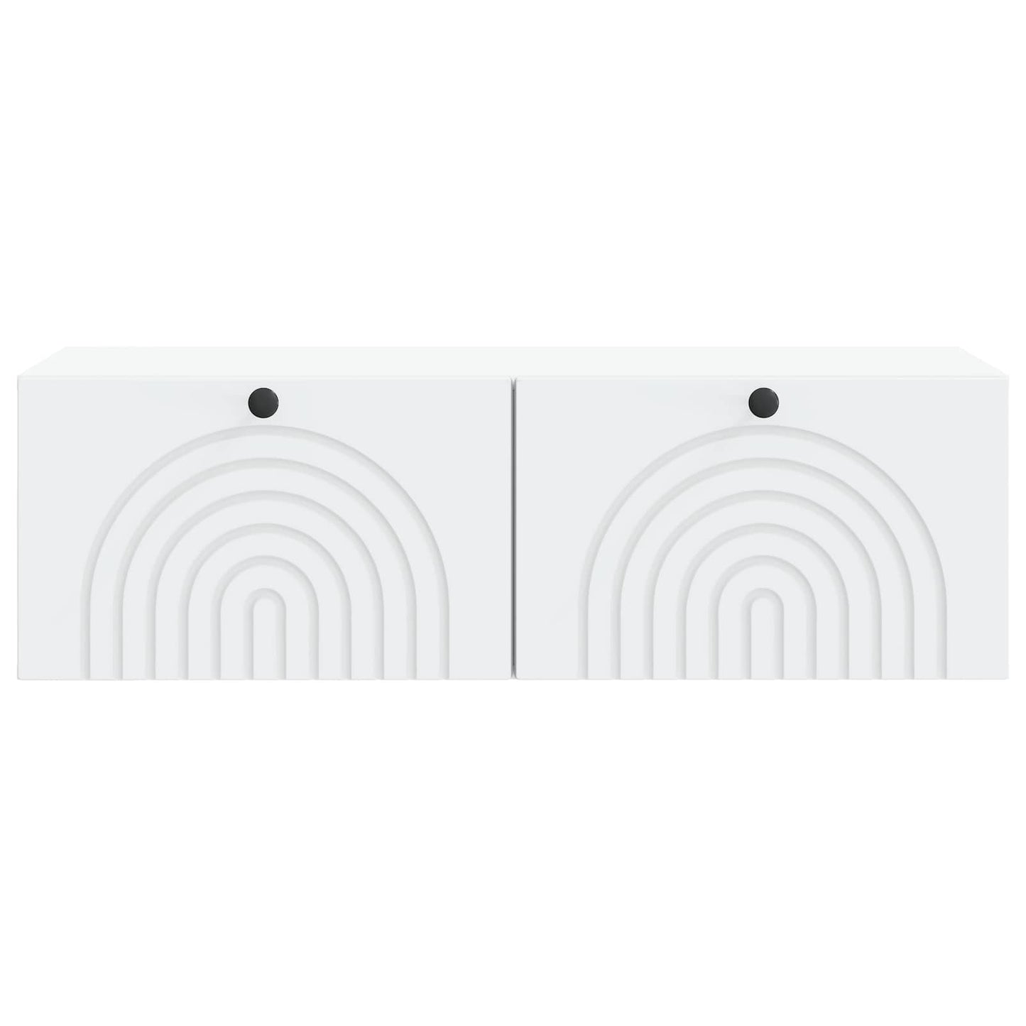 Wandbeugel TV-kast Wit 99 x 41 x 30 cm Bewerkt hout