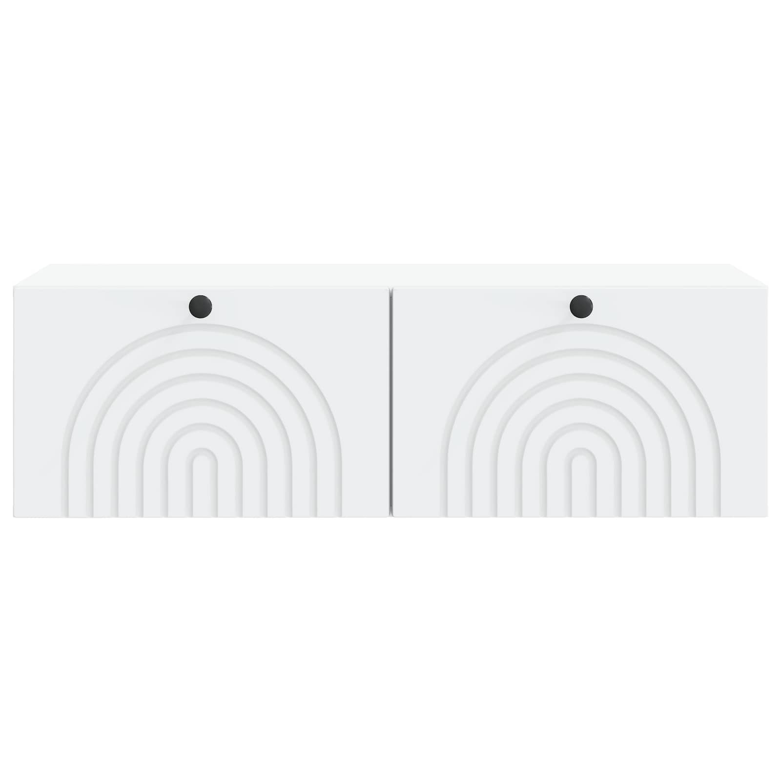 Wandbeugel TV-kast Wit 99 x 41 x 30 cm Bewerkt hout