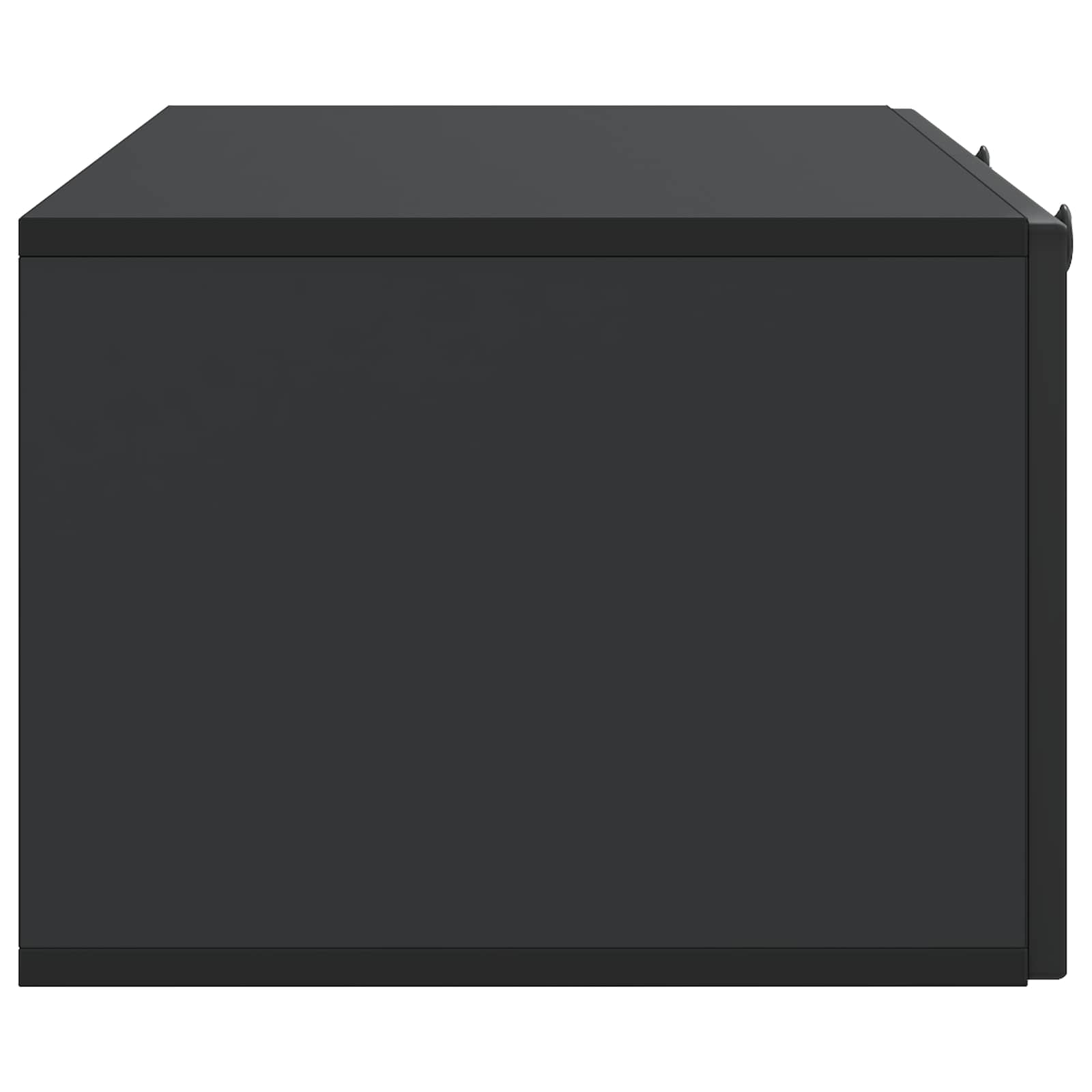 Wandbeugel TV-kast Zwart 99 x 41 x 30 cm Bewerkt hout