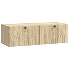 Tv-meubel 98x41x30 cm sonoma eiken bewerkt hout