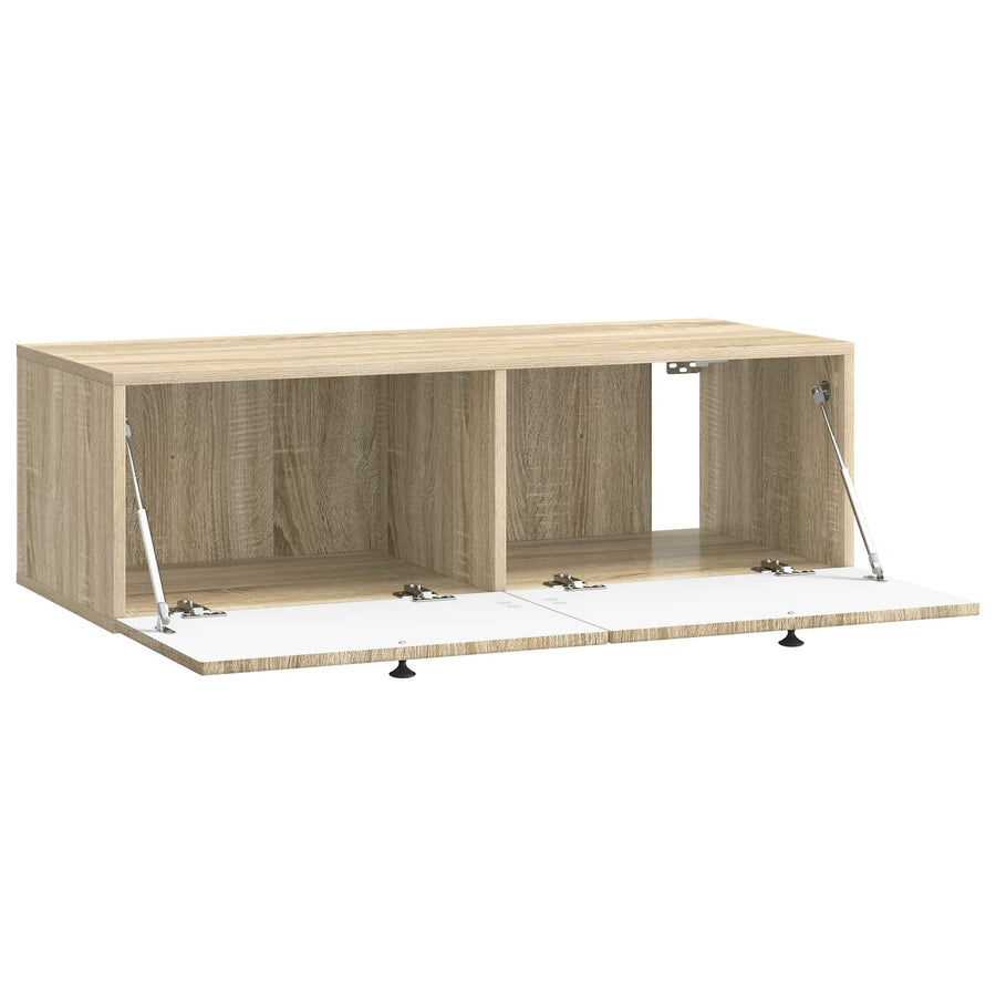 Wandbeugel TV-kast Sonoma Eiken 98 x 41 x 30 cm Bewerkt hout
