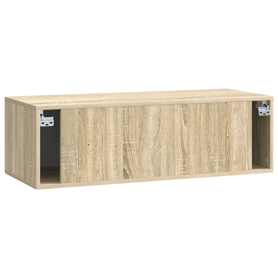 Wandbeugel TV-kast Sonoma Eiken 98 x 41 x 30 cm Bewerkt hout
