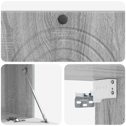 Wandbeugel TV-kast Grijs sonoma 99 x 41 x 30 cm Bewerkt hout