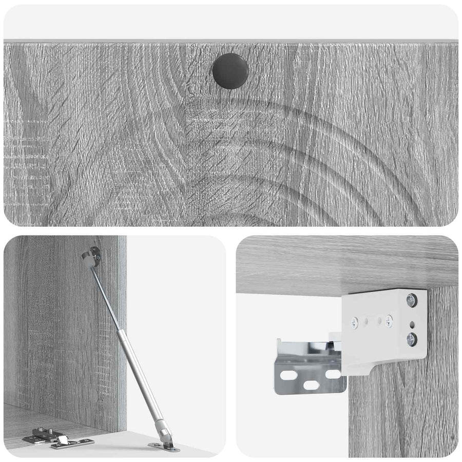 Wandbeugel TV-kast Grijs sonoma 99 x 41 x 30 cm Bewerkt hout