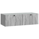 Wandkast TV 99x41x30 cm grijs sonoma bewerkt hout