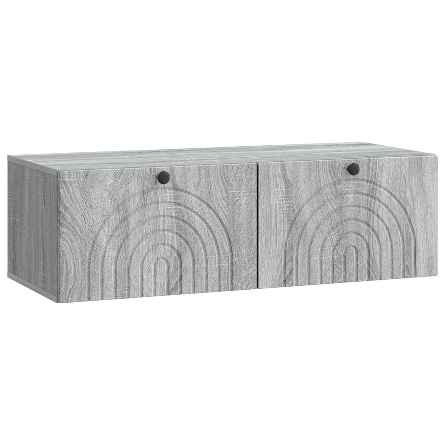 Wandbeugel TV-kast Grijs sonoma 99 x 41 x 30 cm Bewerkt hout