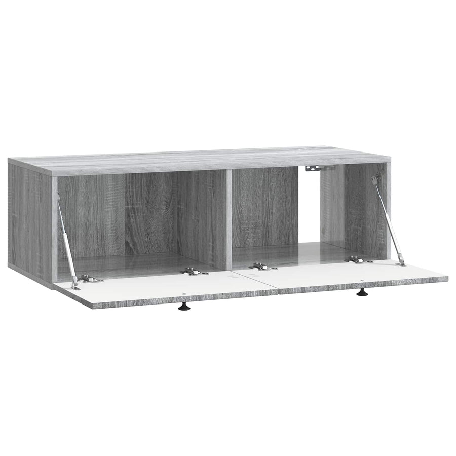 Wandbeugel TV-kast Grijs sonoma 99 x 41 x 30 cm Bewerkt hout