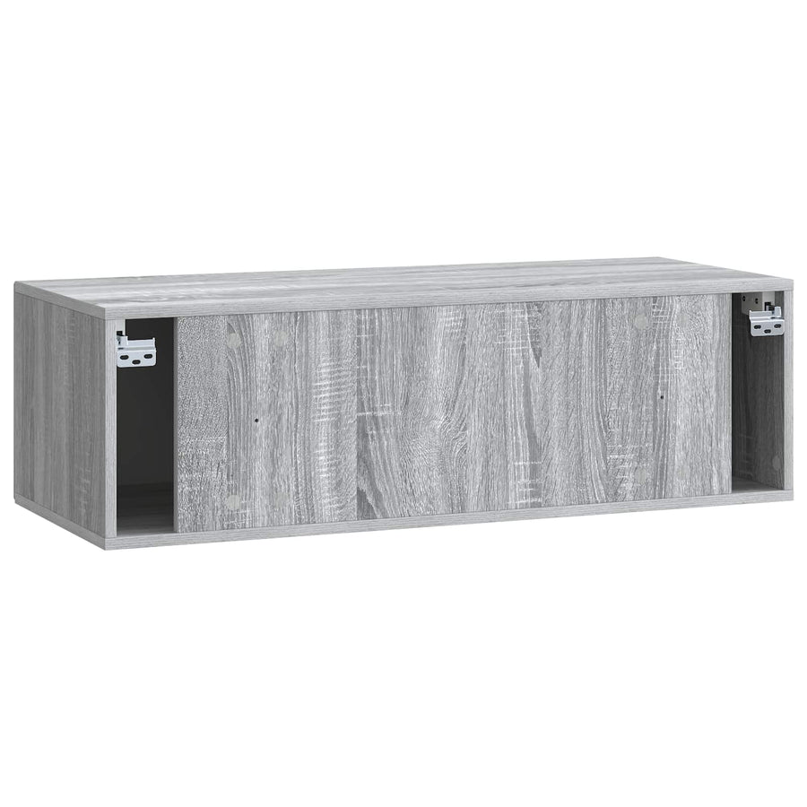 Wandbeugel TV-kast Grijs sonoma 99 x 41 x 30 cm Bewerkt hout