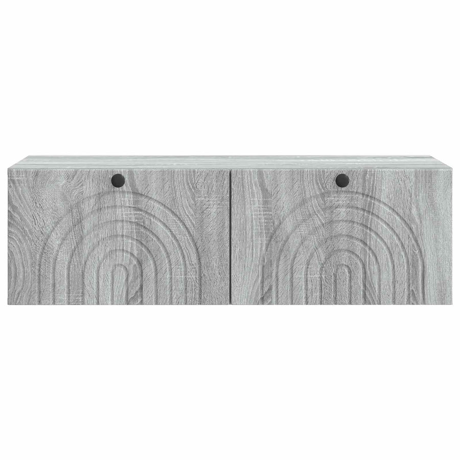 Wandbeugel TV-kast Grijs sonoma 99 x 41 x 30 cm Bewerkt hout